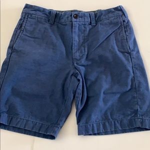 J. Crew Blue Stanton Shorts Inseam 9”